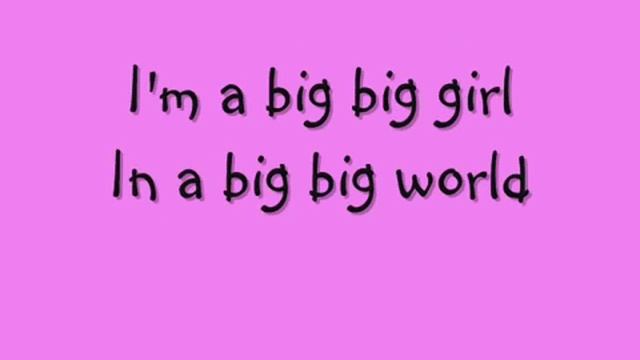 Emilia Big Big World Lyrics смотреть онлайн