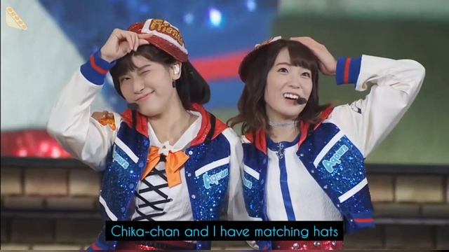 [Aqours] Shuka Shows Of Her And Anchan's Matching Hat To Rikako