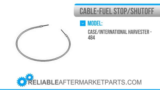 2110 3112806R1 New Case IH Fuel Stop Shutoff Cable 484 Diesel Tractor S N 6307 смотреть онлайн