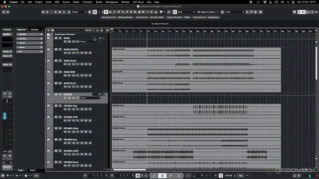 Сведение в Cubase 13_Урок1_Организация треков, создание групповых каналов и маршрутизация смотреть онлайн