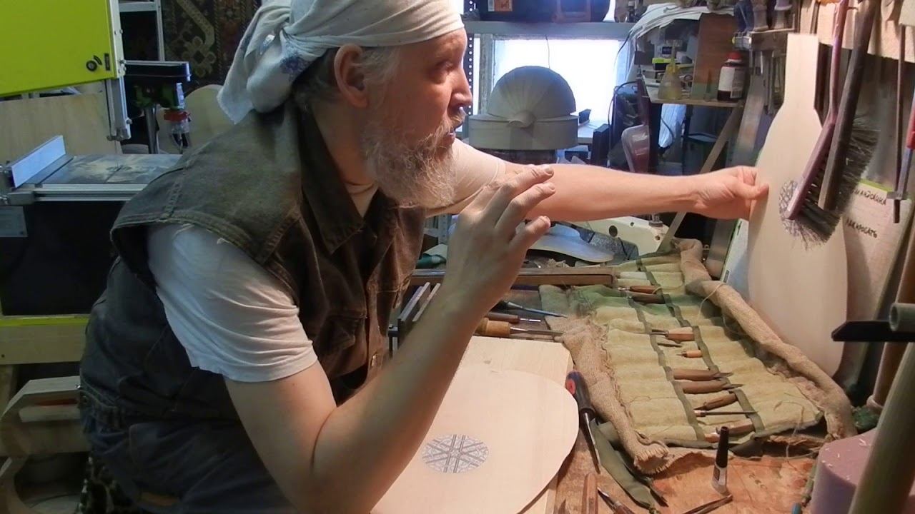 Изготовление лютневой розетки. смотреть онлайн