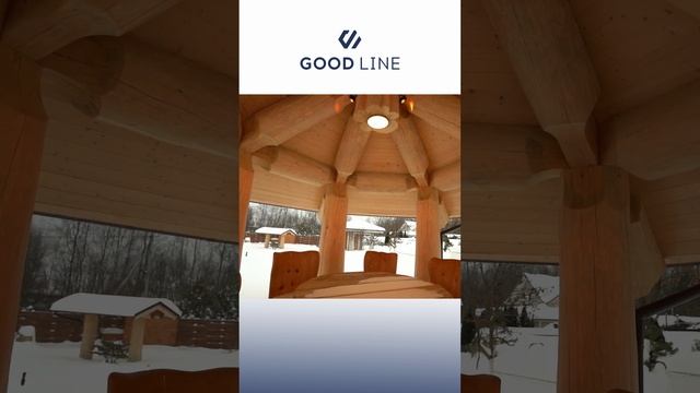 Беседка из сибирской сосны смотреть онлайн