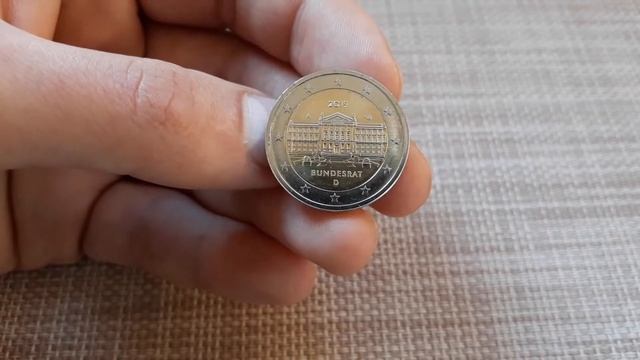 Новинка 2019 !!! Памятная немецкая монета 2 евро. смотреть онлайн
