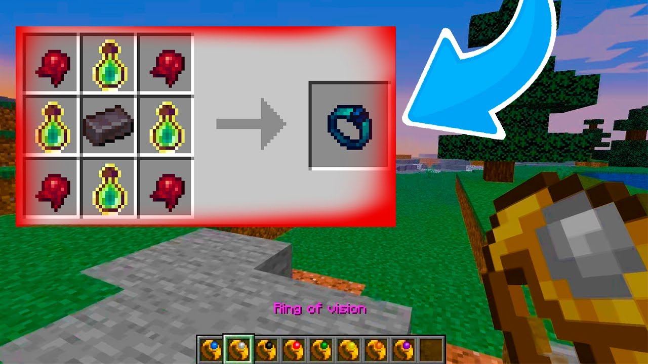 Этот мод добавляет кольца с эффектами в майнкрафт | мод на майнкрафт 1.16.5 смотреть онлайн