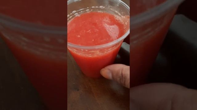 Homemade red orange juice #shorts смотреть онлайн