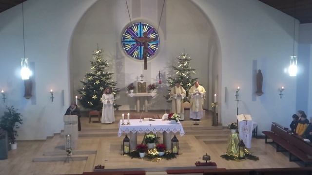 Festhochamt am 1. Weihnachtsfeiertag 2022 in Herz Mariae Ottenhausen смотреть онлайн