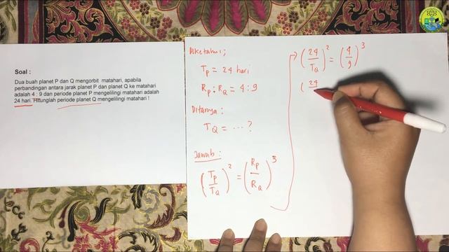 Hukum Kepler | Hukum Gravitasi Newton | Menentukan Periode Planet Mengelilingi Matahari смотреть онлайн