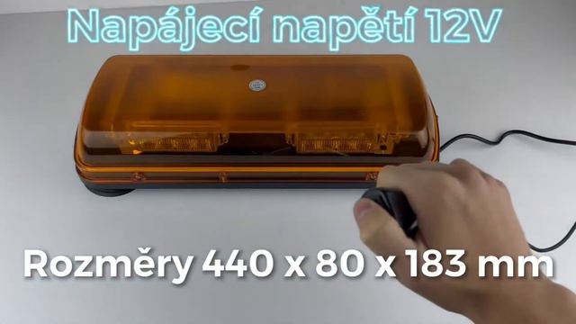 kf12m - LED rampa, oranžová, magnet, 24x LED 1W, ECE R10 смотреть онлайн