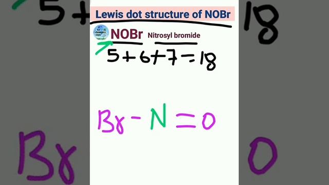 Lewis dot structure of NOBr ( nitosyl bromide). смотреть онлайн