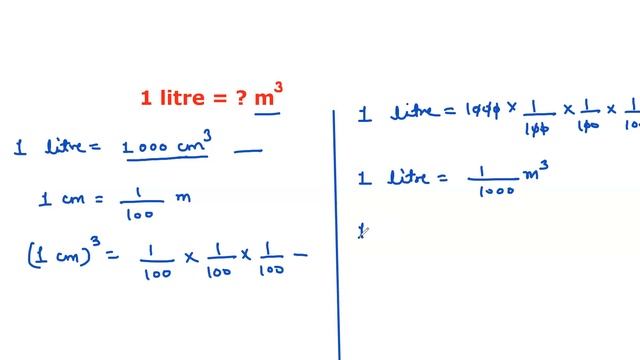 1 litre =? cubic meter | kilo litre to cubic meter | Volume related questions смотреть онлайн