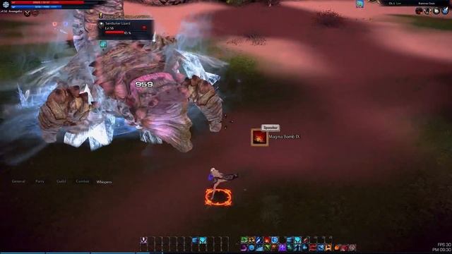 Tera online - BAM solo - Sorcerer (lvl 56 Sandlurker Lizard) смотреть онлайн