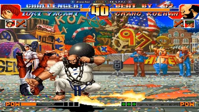 The King Of Fighters 97 拳皇97  -  𝐝𝐢𝐨𝐬𝐜𝐡𝐨𝐢 (𝐚𝐫) 𝐯𝐬 𝐅𝐊-𝐒.𝐏.𝐅,𝐂 (𝐛𝐫)  -  KOF97 킹오파97 キングオブファイターズ97