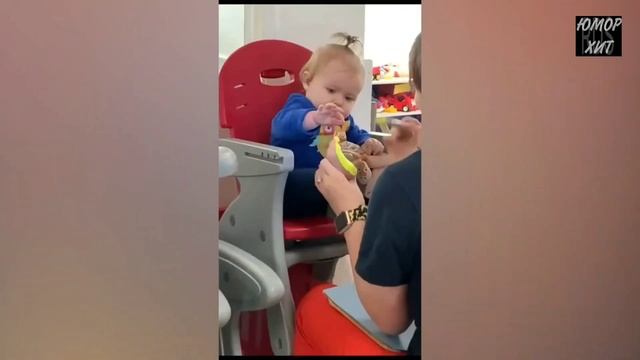 Смешные видео с детьми. Лучшие приколы с малышами! #2 смотреть онлайн