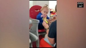 Смешные видео с детьми. Лучшие приколы с малышами! #2