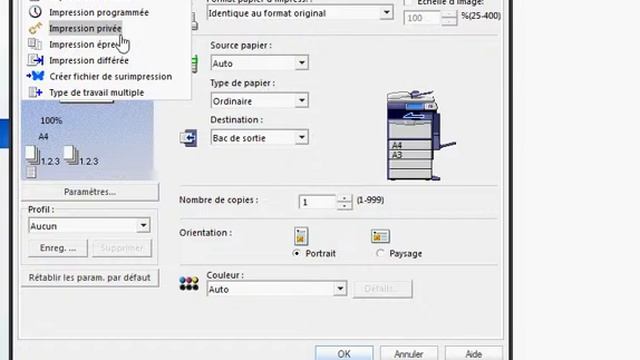 Impression privée sur Toshiba e-Studio смотреть онлайн