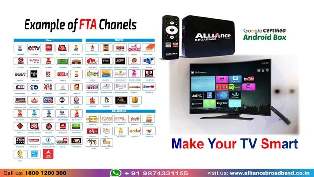 Android Box All Features [ Smart TV ] [ Alliance Broadband Services Private Limited ] смотреть онлайн