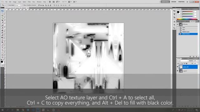 [Photoshop] Combine Grayscale AO to Albedo Texture смотреть онлайн