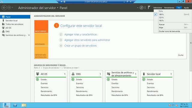 Windows Server 2012 - Propiedades del Administrador del Servidor (Server Manager) смотреть онлайн