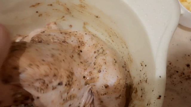 Курица запечённая в духовке смотреть онлайн