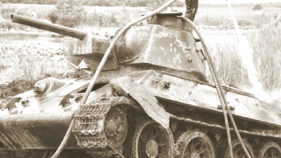 Танк из болота смотреть онлайн