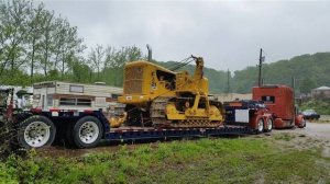 Дальнобой. США. Груз из дома в Техас. 30 тонный Трубоукладчик