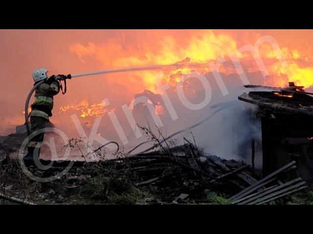 Пожар в Пыть-Яхе смотреть онлайн
