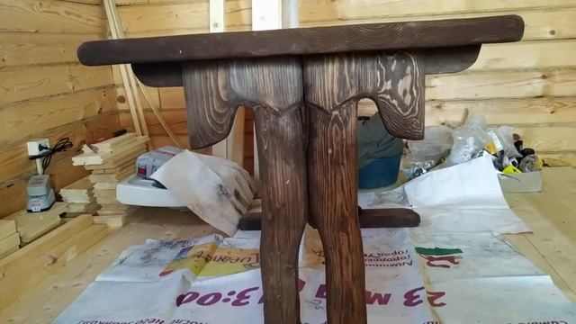 Брутальный стол с необычными ножками смотреть онлайн