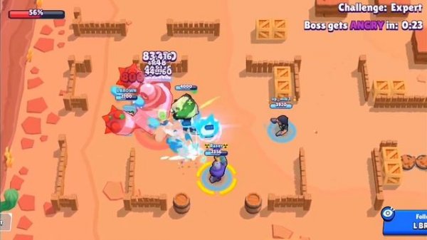 Nita Star Power Strategy in Boss Fight | Brawl Stars Gameplay