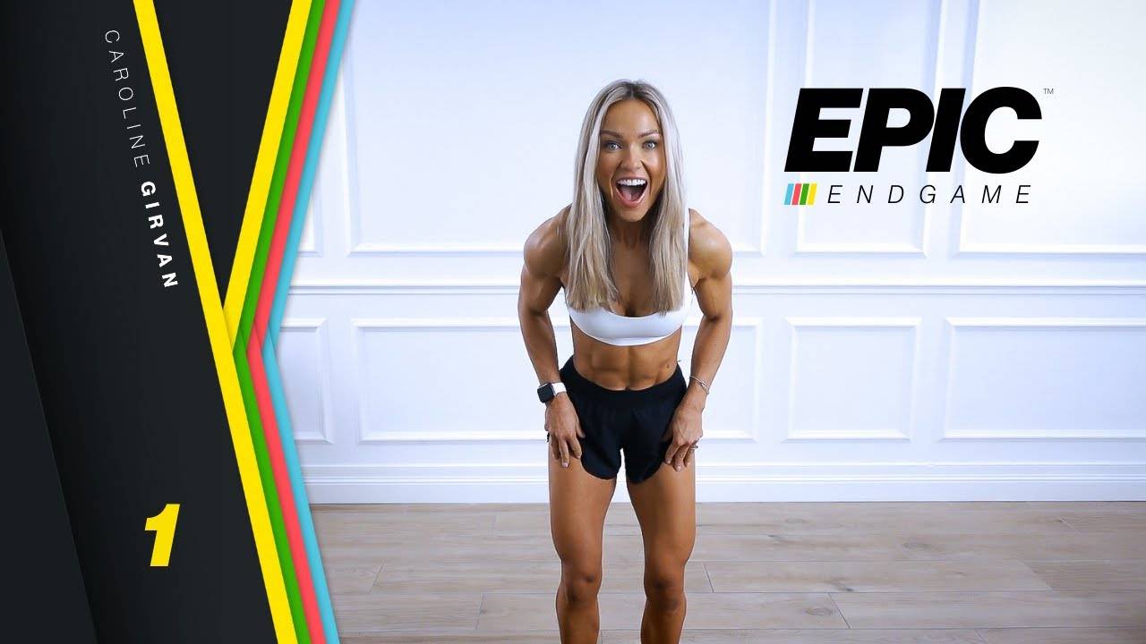 Caroline Girvan - PROPER Leg Day Workout with Dumbbells | EPIC Endgame Day 1 смотреть онлайн