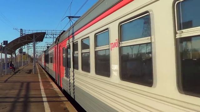 Электропоезд ЭТ2М-115 платформа НАТИ смотреть онлайн