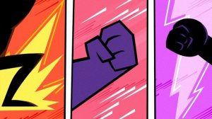 Мультик - Раскраска - Учим цвета - Два Супергероя