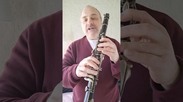 Как брать на Кларнете 2 октаву от Александра Винокурова