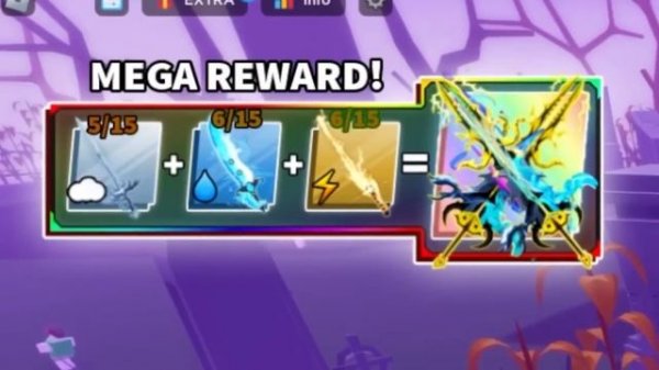 I bought the DUAL ELEMENTAL BLADES in Blade Ball!