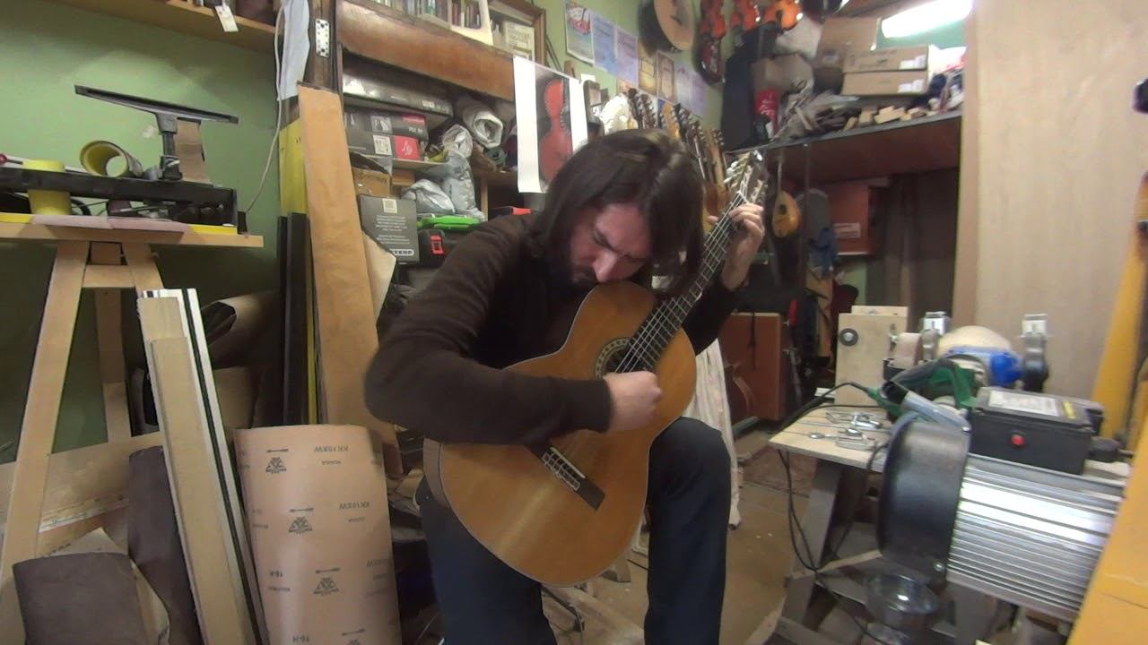 Классическая палисандровая гитара "Антон Хорин", Villa-Lobos Etude №11, исп. Алексей Тонких смотреть онлайн