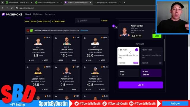 TOP PRIZEPICKS NBA / MLB PLAYER PROPS for TONIGHT 4/29/24 | BEST NBA BETS смотреть онлайн