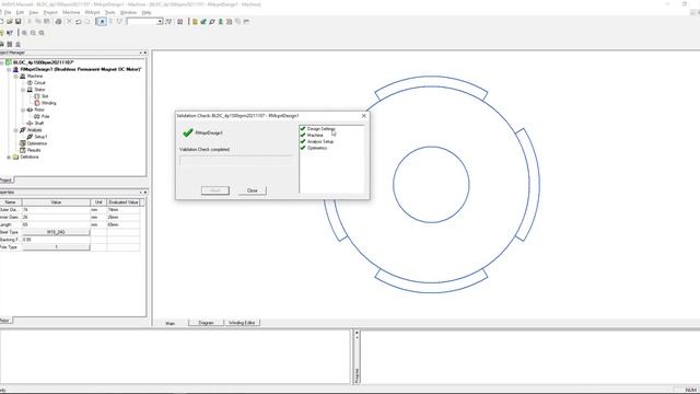 ANSYS MAXWELL DESIGN MOTOR RMxprt BLDC motor Project смотреть онлайн