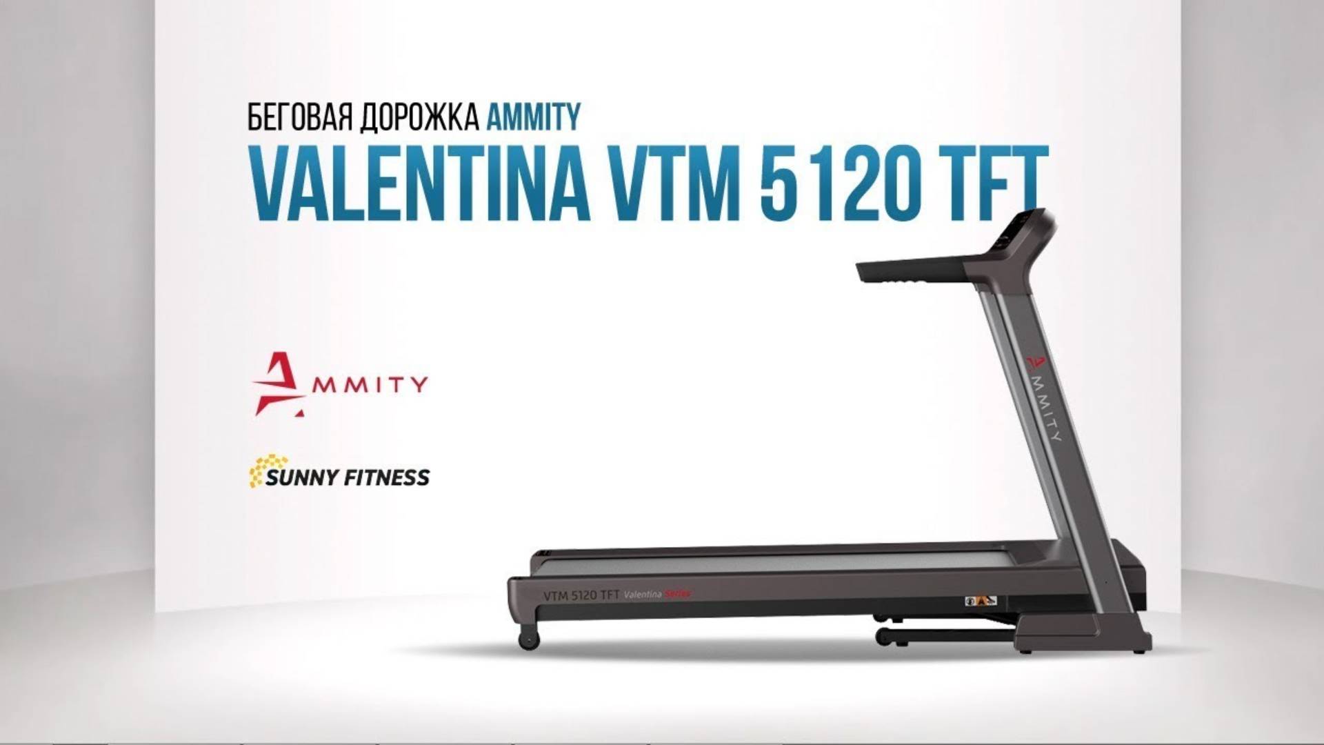 Беговая дорожка AMMITY Valentina VTM 5120 TFT смотреть онлайн