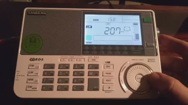 207//189 kHz Ríkisútvarpið RÚV Rás 1 (Eiðar/Gufuskálar, ISL) 22.10.2019