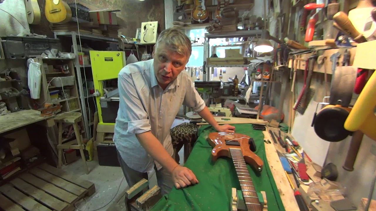 Установка Kahler на гитару LTD SRC, фрезерование смотреть онлайн