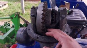 Ожидаемая поломка минитрактора. #редуктор переднего моста минитрактора#минитрактор