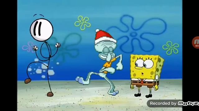 Henry Stickmin Distraction Dance Santa Squidward смотреть онлайн