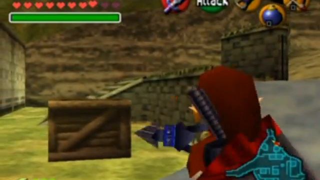 LoZ: OoT Falling with a longshot смотреть онлайн