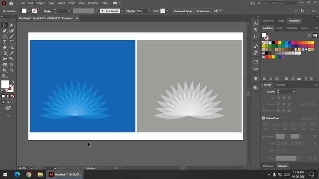 Important Transparency Tip You Should Know | Adobe Illustrator смотреть онлайн