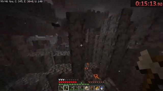 Speedrunning Minecraft 1.16.1 (RSG Optifine) смотреть онлайн