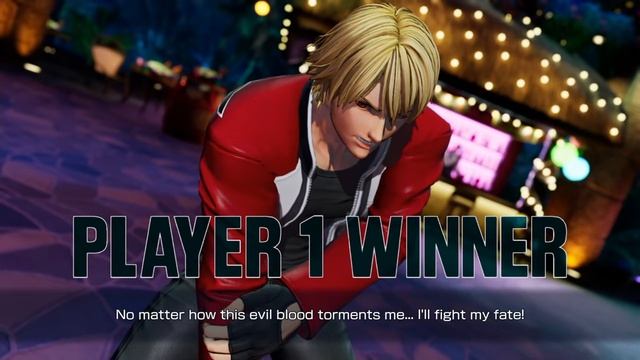 KOF XV Rock Howard Special Round Win/Match Win Animations AND Secret Team Ending! Team Rookies!!