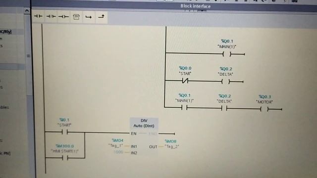 S7-1200 SIEMENS star- Delta Ladder logic смотреть онлайн
