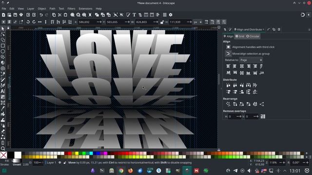 Делаем прикольный 3D-принт для футболок. Тема - любовь и боль. смотреть онлайн