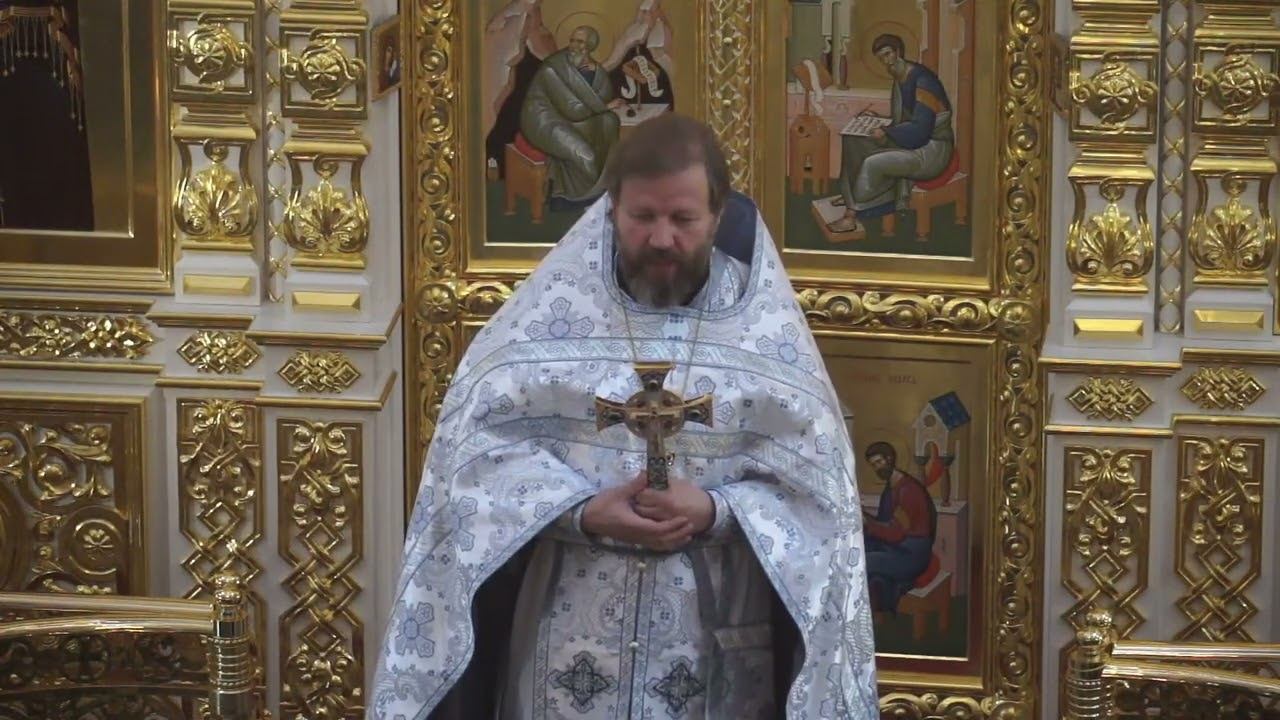 Слово Настоятеля в Праздник Успения Пресвятой Владычицы нашей Богородицы (28.08.22) смотреть онлайн