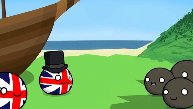 Britain takes Tasmania - Countryballs смотреть онлайн