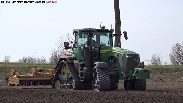 John Deere 8RX 370 + Alpego DMax 700 | S.E.S.A